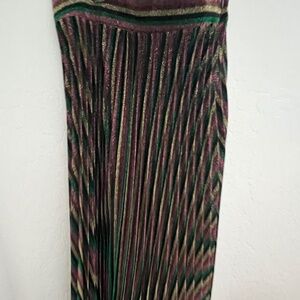 Sezane multi color maxi skirt size 2